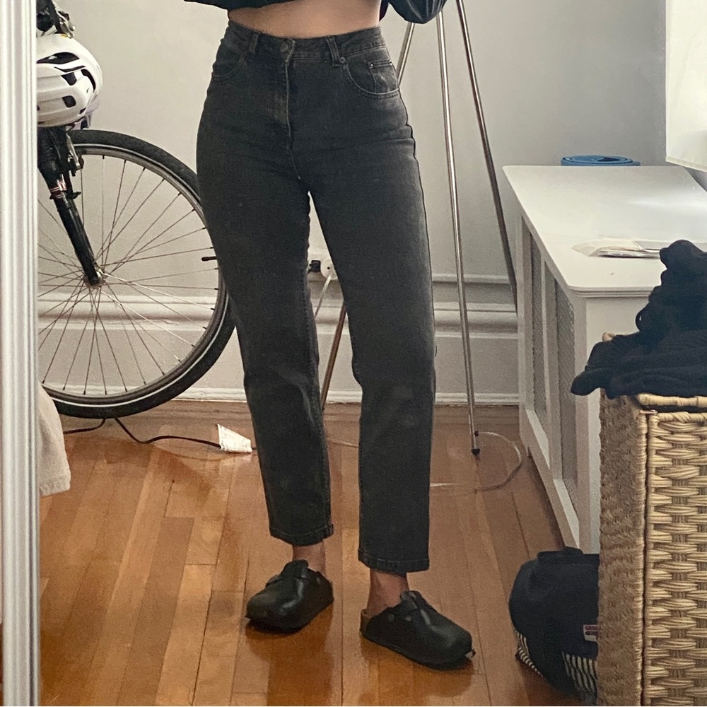 Asos grey straight leg jeans size 26